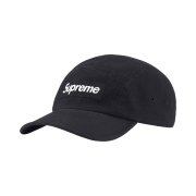Supreme Washed Canvas Camp Cap Black - 24SS