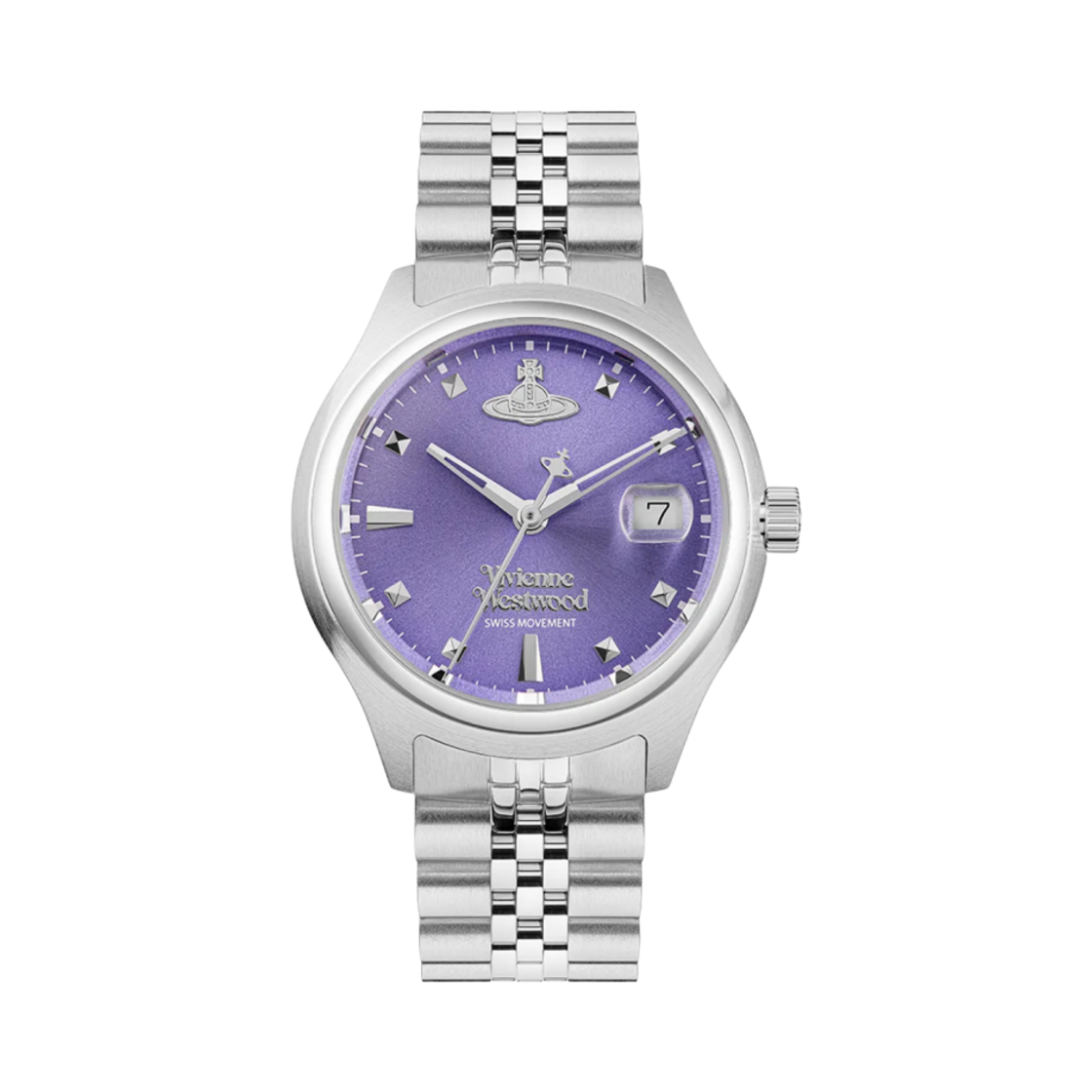 VV311PPSL (W) Vivienne Westwood Little Camberwell 29mm Purple Silver