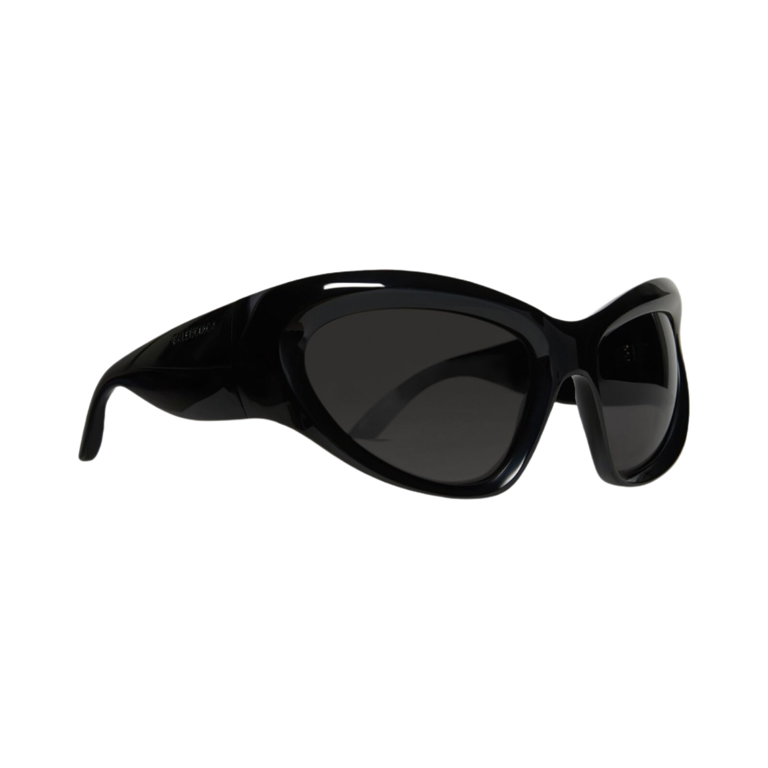 발렌시아가 랩 D-프레임 선글라스 블랙(Balenciaga Wrap D-Frame Sunglasses Black) - 2