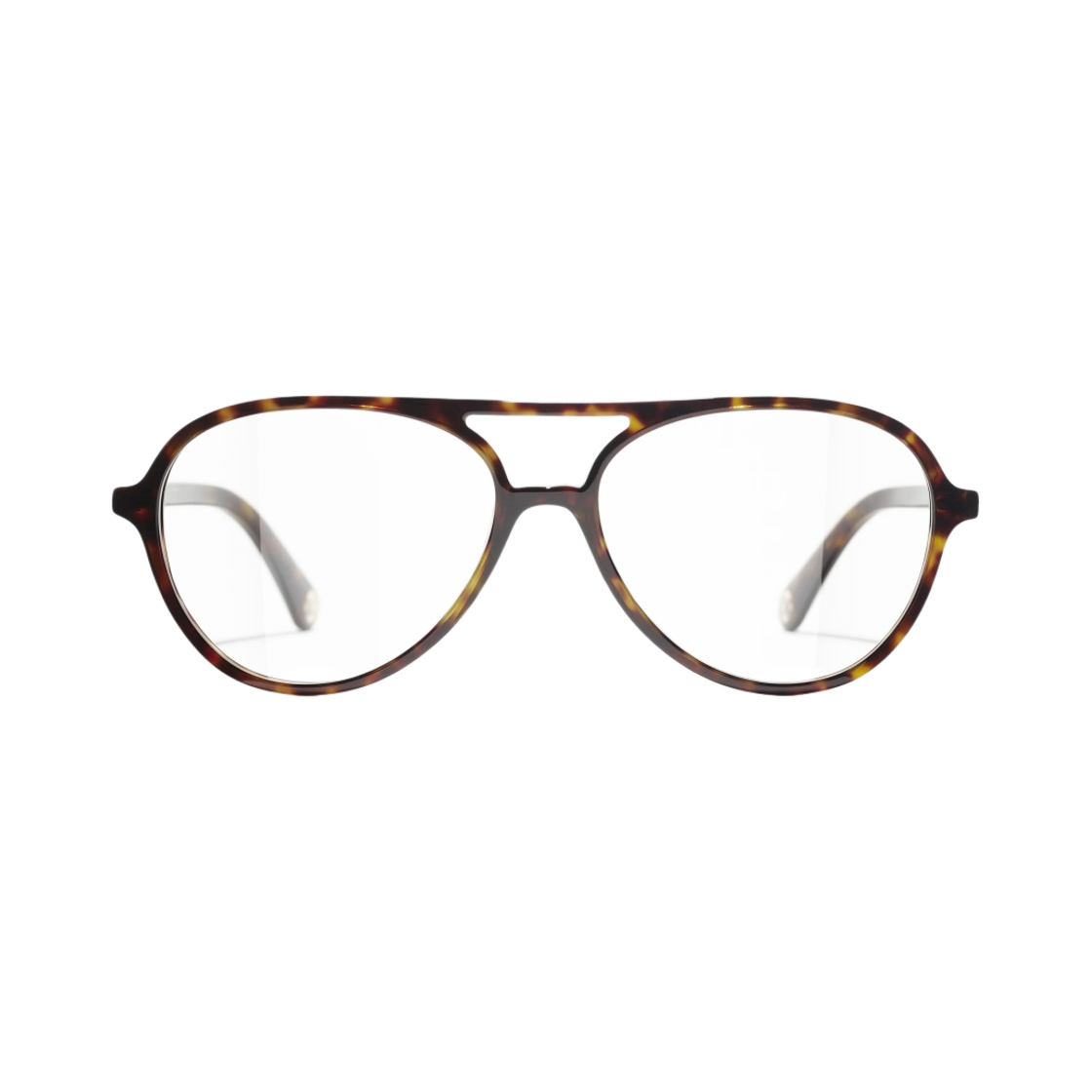 샤넬 파일럿 프레임 아세테이트 & 다크 톨토이즈(Chanel Pilot Eyeglasses Acetate & Dark Tortoise) - 1