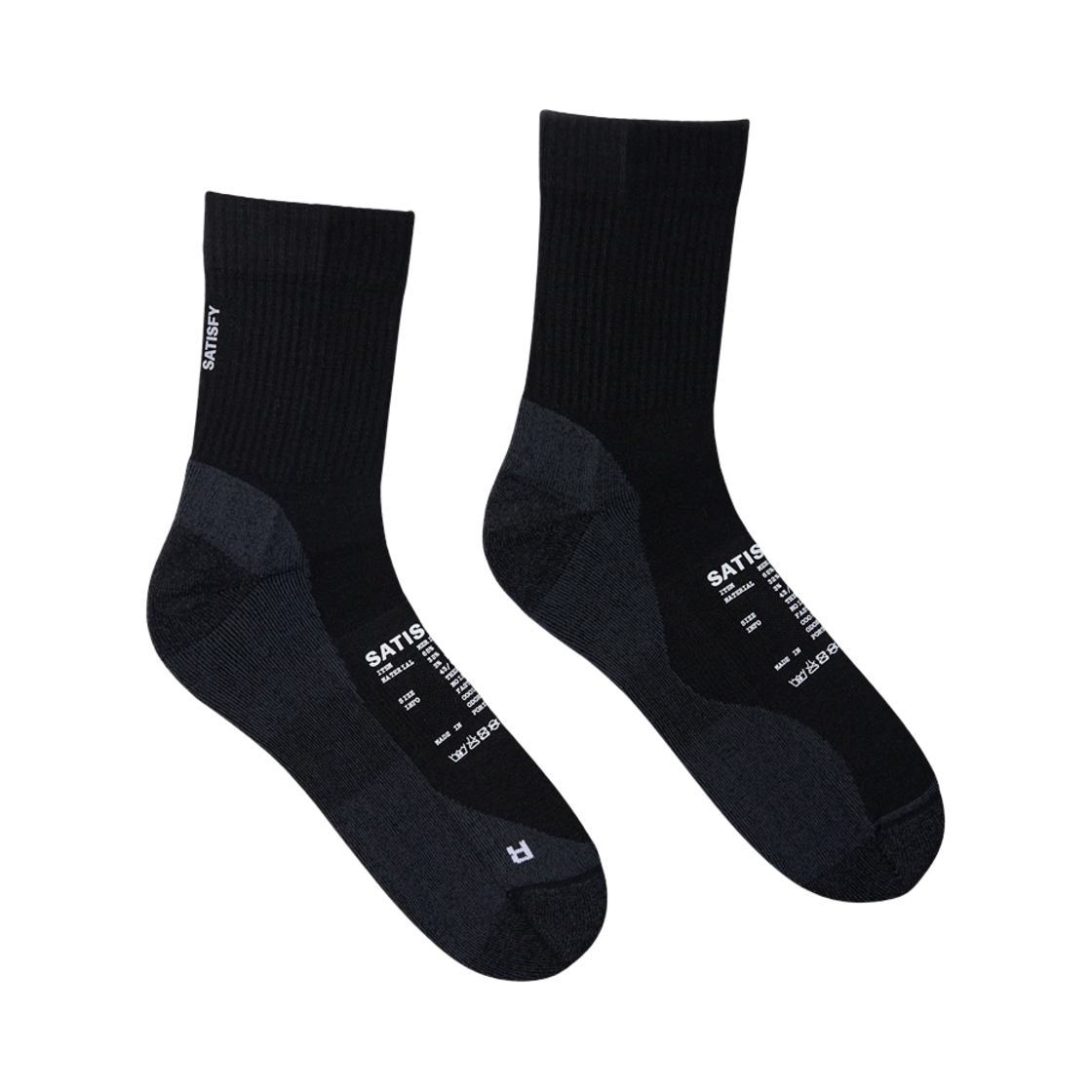 새티스파이 메리노 나일론 튜브 삭스 블랙(Satisfy Merino Nylon Tube Socks Black)