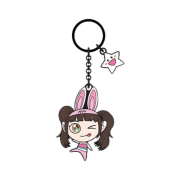 NewJeans x Murakami Metal Keyring Hanni Pink