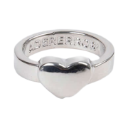 (W) Ader Error Twin Heart Ring Silver