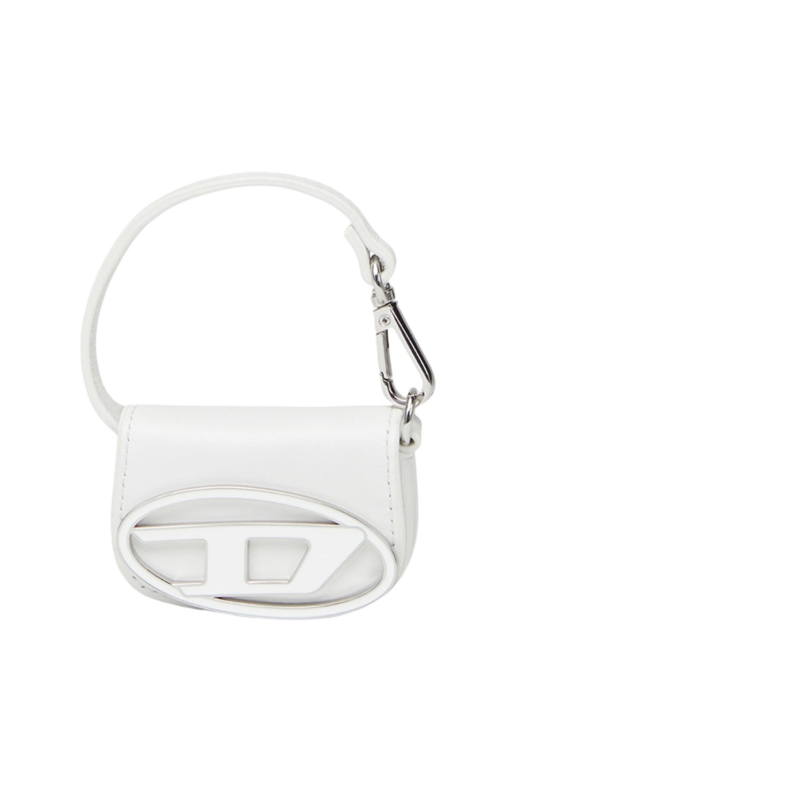 디젤 1DR 마이크로 레더 백 참 화이트(Diesel 1DR Micro Leather Bag Charm White) - 1
