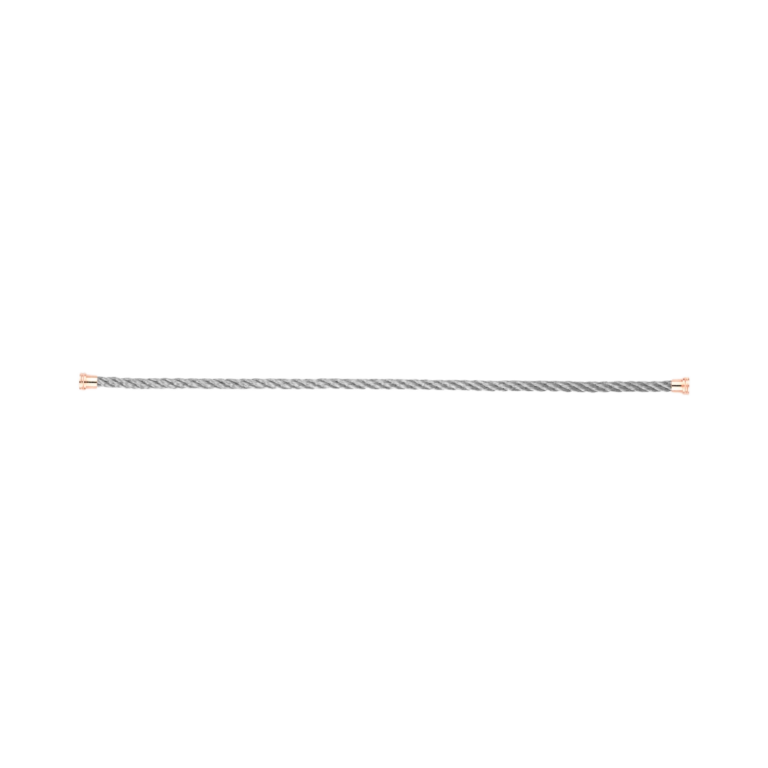 프레드 스틸 케이블 브레이슬릿 미디움 핑크 골드(Fred Steel Cable Bracelet Medium Pink Gold)