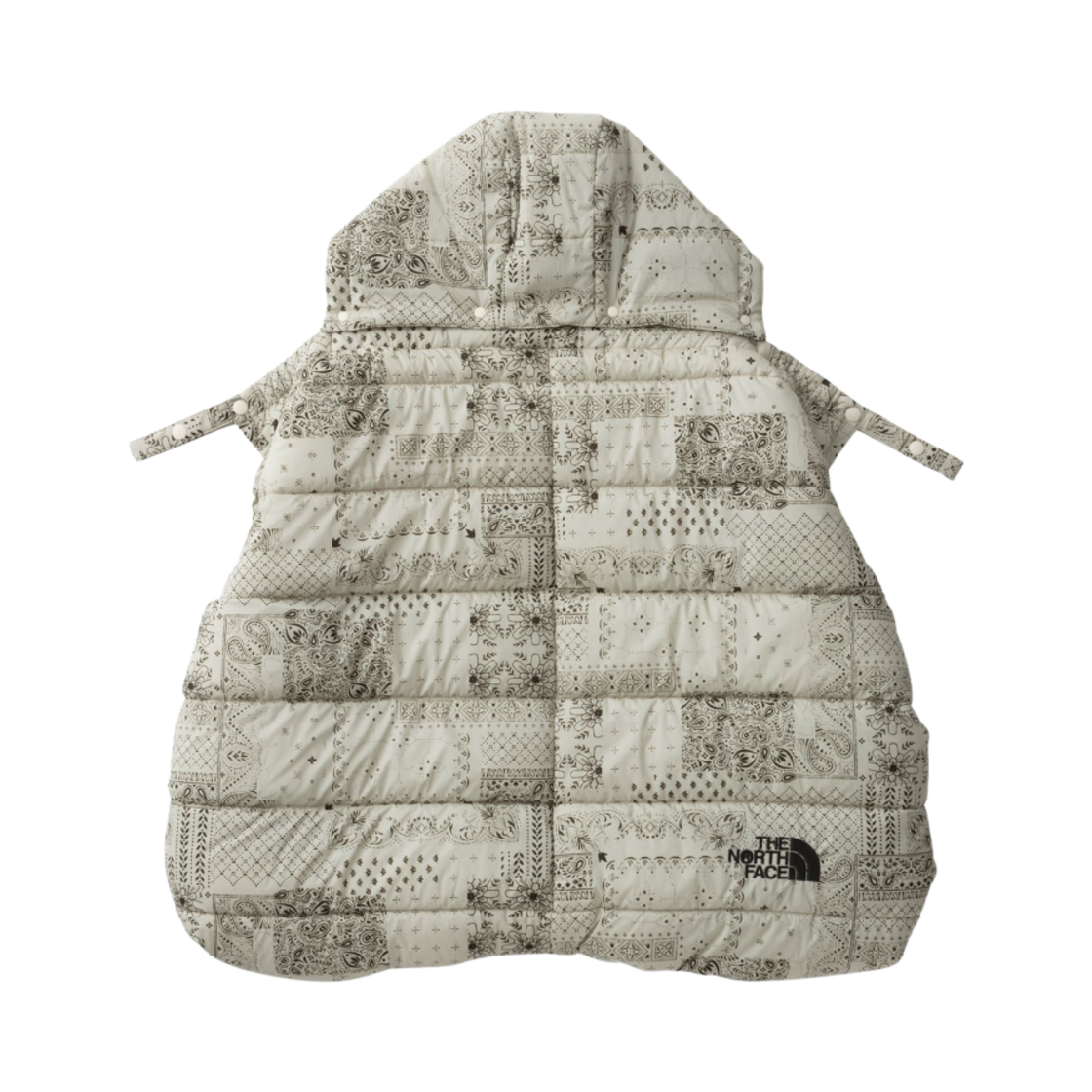 NNB72488R The North Face Novelty Shell Baby Blanket Patchwork Ivory