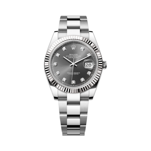 Rolex Datejust 41mm 126334 Slate Diamond-Set Oyster