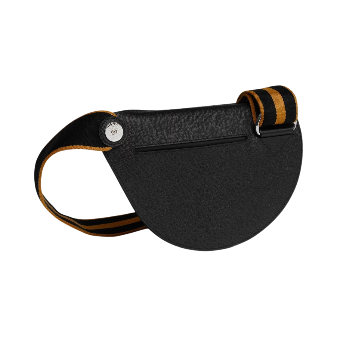 에르메스 쁘띠 코스 백 앱송 & 팔라듐 하드웨어 누아 까라멜(Hermes Petite Course Bag Epsom & Palladium Noir Caramel) - 3