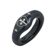 Nff Crucifix Heart Ring