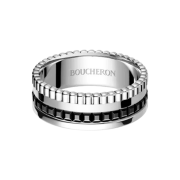 Boucheron Quatre Black Edition Small Ring 18K White Gold Black PVD