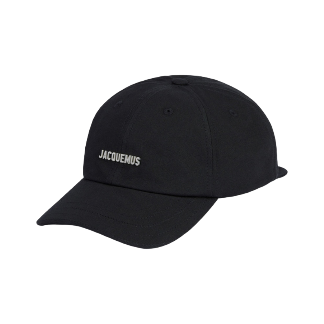 자크뮈스 라 카스케트 론드 라운드백 베이스볼 캡 블랙