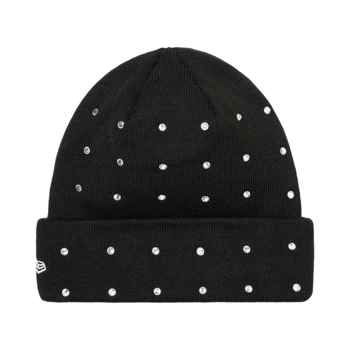 슈프림 뉴에라 라인스톤 비니 블랙 - 21FW(Supreme New Era Rhinestone Beanie Black - 21FW) - 2