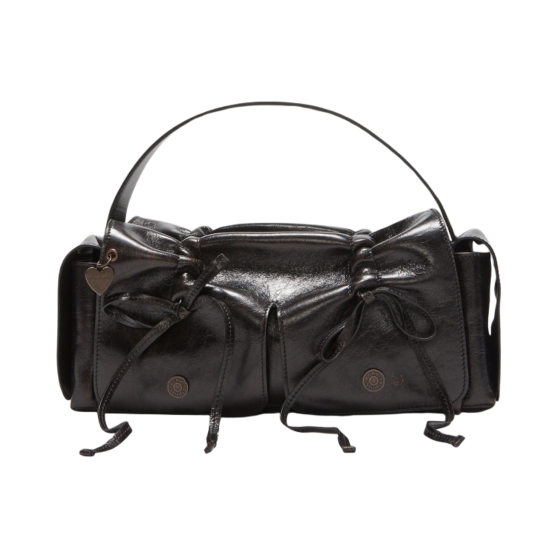 A10328-ADM Acne Studios Multipocket Bag Dark Brown