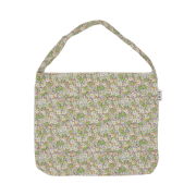 Emis Pastel Flower Corduroy Eco Bag Yellow Green