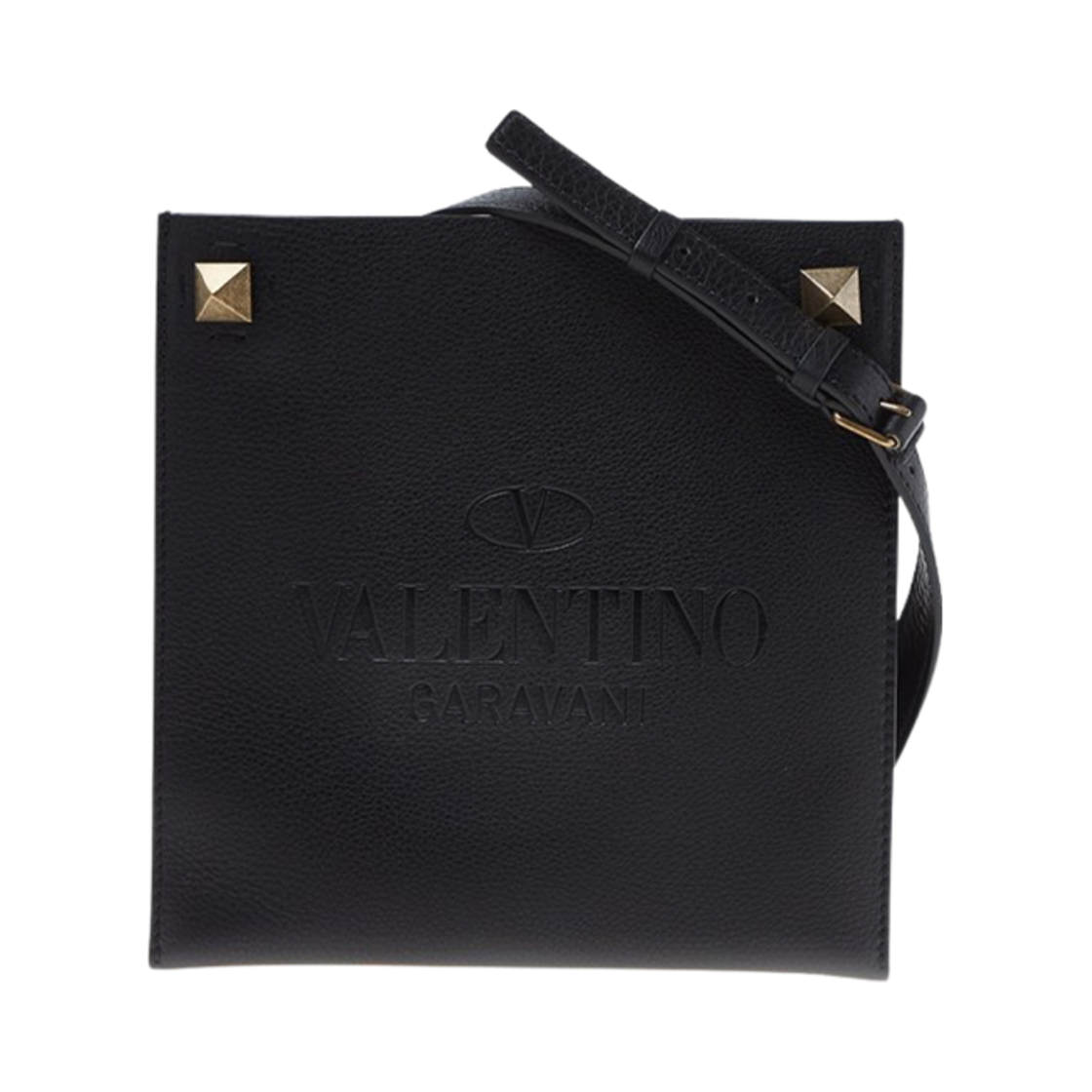B0A82ZBT0NO Valentino Rockstud Crossbody Bag Black