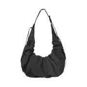 COS Canopy Nylon Oversized Crossbody Bag Black