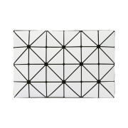Bao Bao Issey Miyake Lucent Pouch White