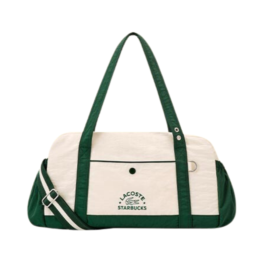 韓国 スターバックス LACOSTE ラコステ バッグ アイボリー 韓国