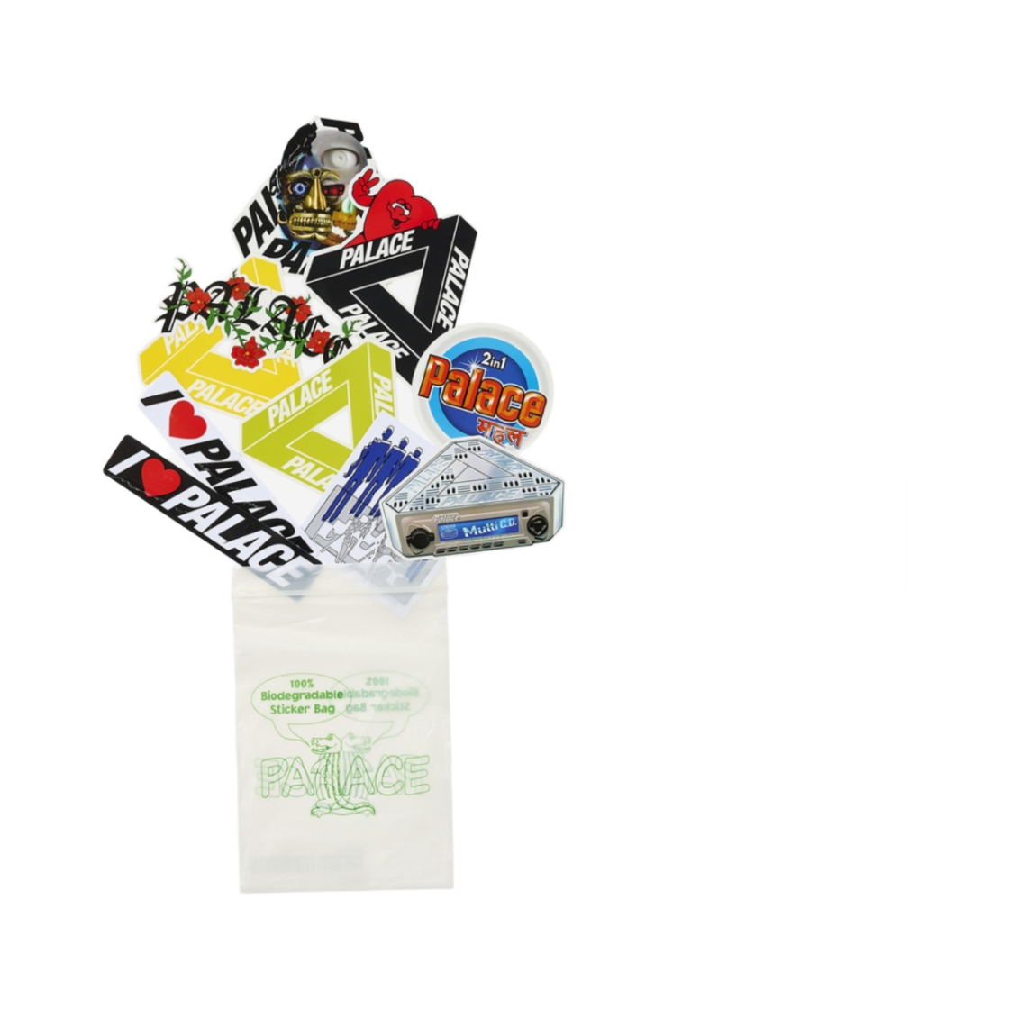 팔라스 스프링 스티커 팩 멀티 - 24SS(Palace Spring Sticker Pack Multi - 24SS)
