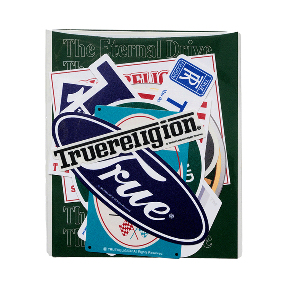 TRA2AAU007MLT True Religion Season Sticker Pack 10EA
