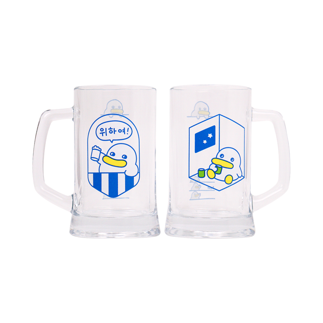 곽철이 맥주잔 2P 세트