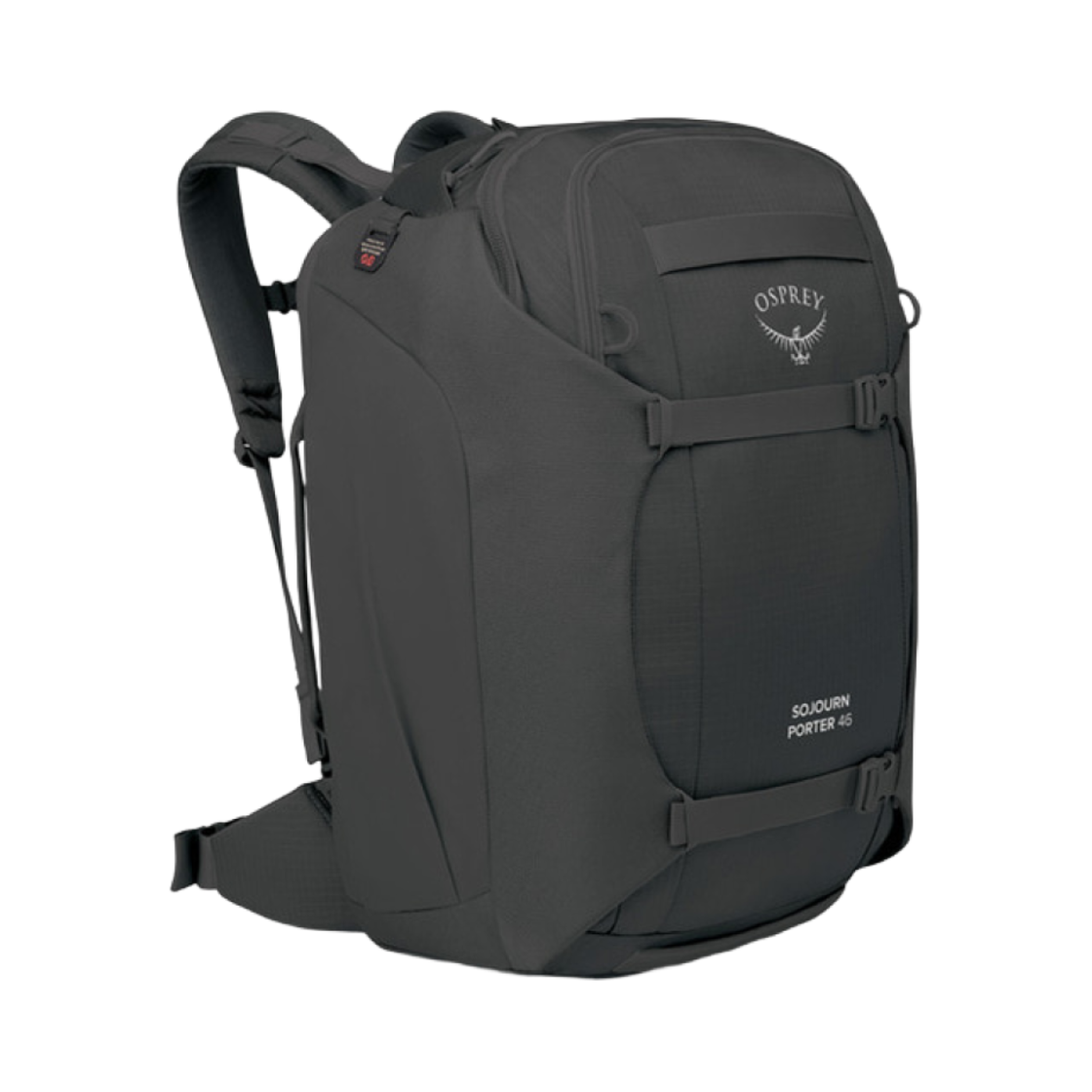 오스프리 소전 포터 트라벡 팩 46L 코세렛 블랙 ZD(Osprey Sojourn Porter Travel Pack 46L Black ZD)