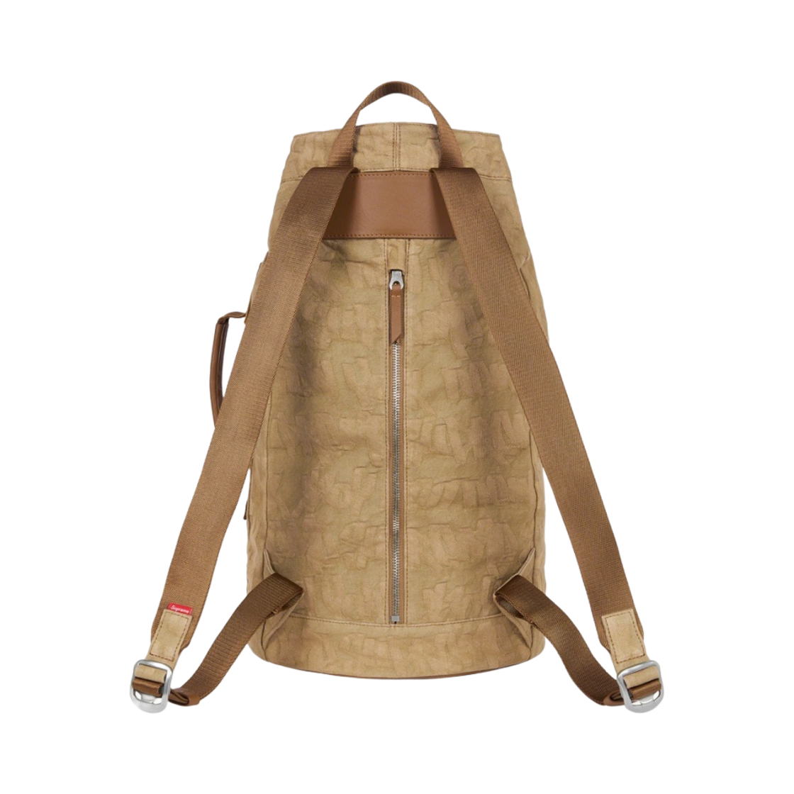 슈프림 팻 팁 자카드 데님 백팩 올리브 - 22SS(Supreme Fat Tip Jacquard Denim Backpack Olive - 22SS) - 2