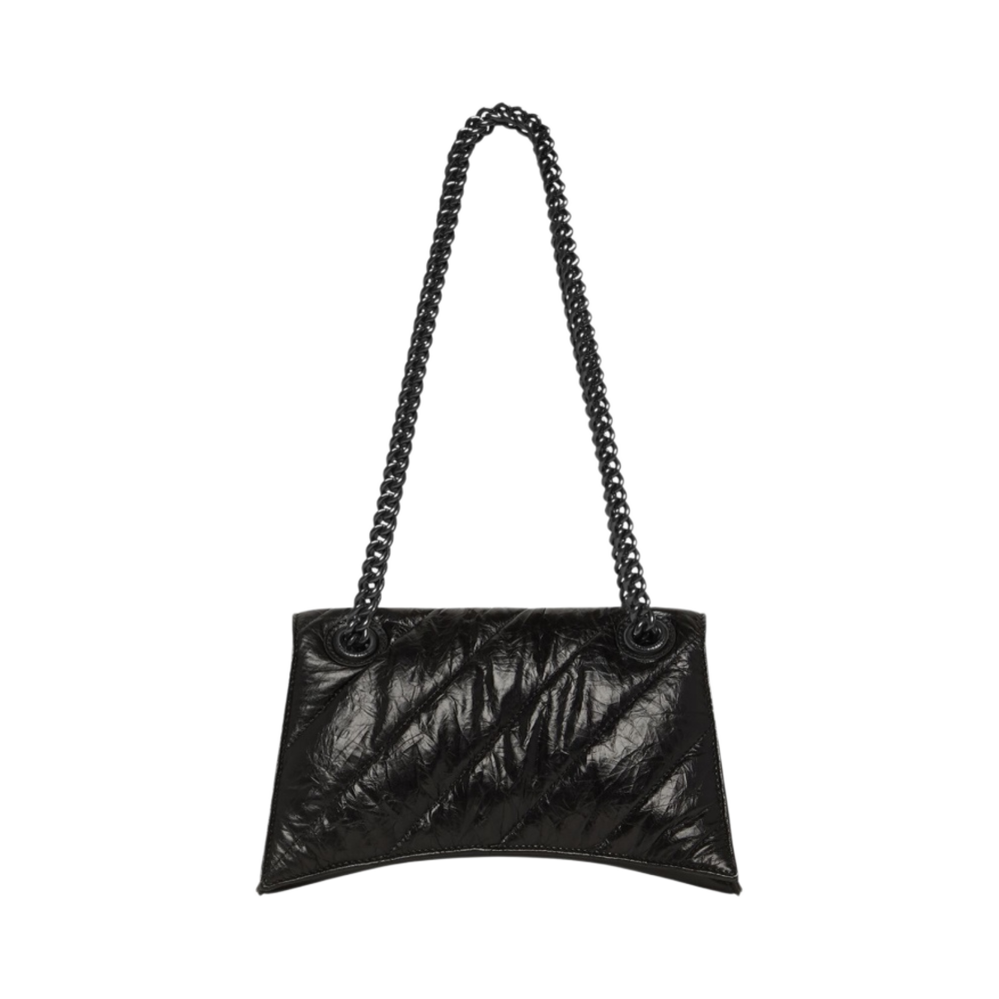 발렌시아가 퀼트 크러쉬 스몰 체인백 블랙(Balenciaga Quilted Crush Small Chain Bag Black) - 3