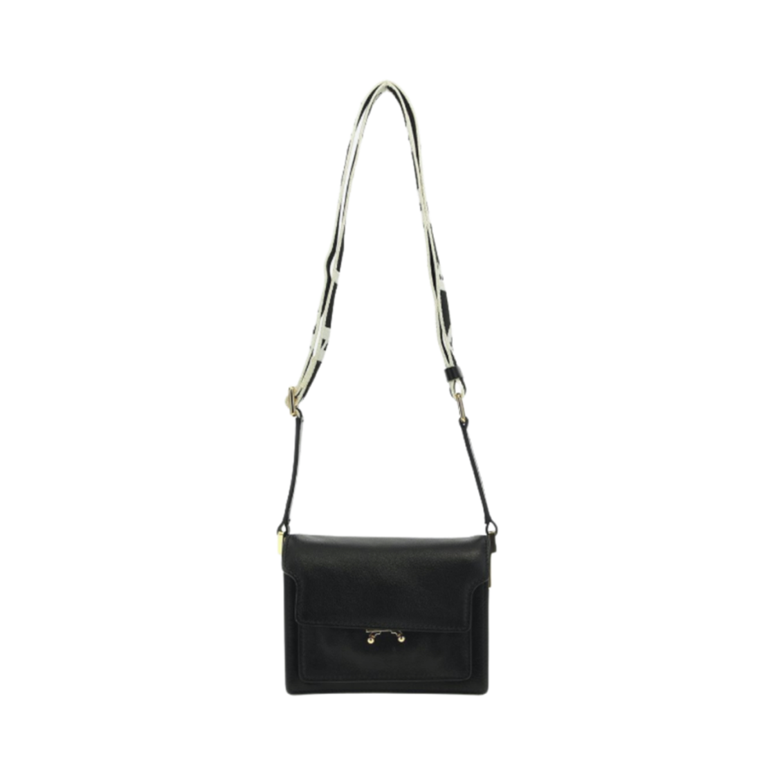 SBMP0075Q5-P2644-00N99 Marni Trunk Soft Shoulder Bag Black