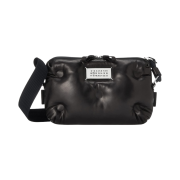 Maison Margiela Glam Slam Leather Shoulder Bag Black