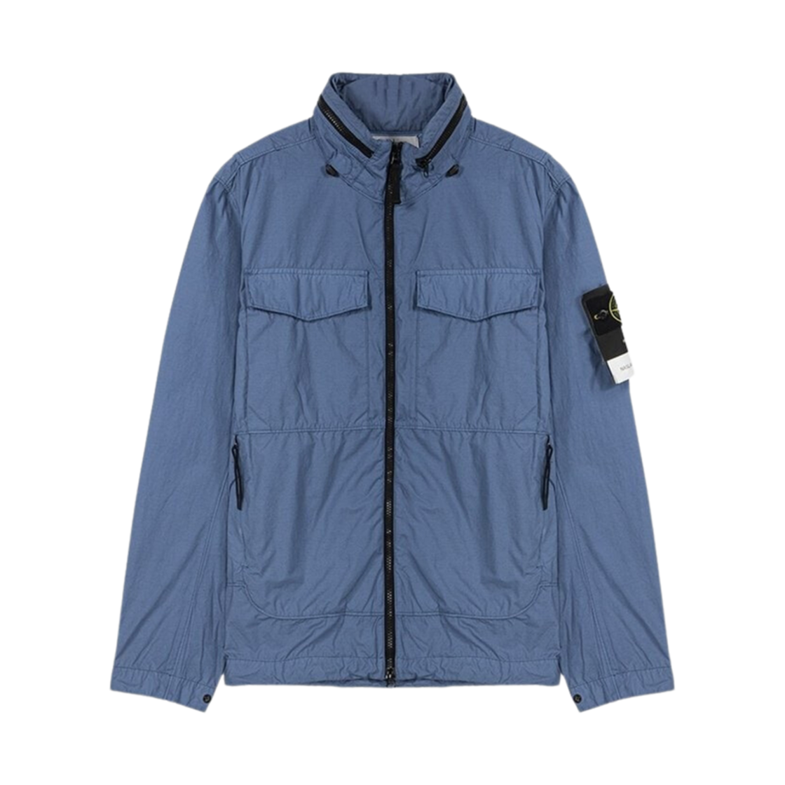 761540532-V0046 Stone Island 40532 Naslan Light Watro Garment Dyed Jacket Mid Blue - 22SS