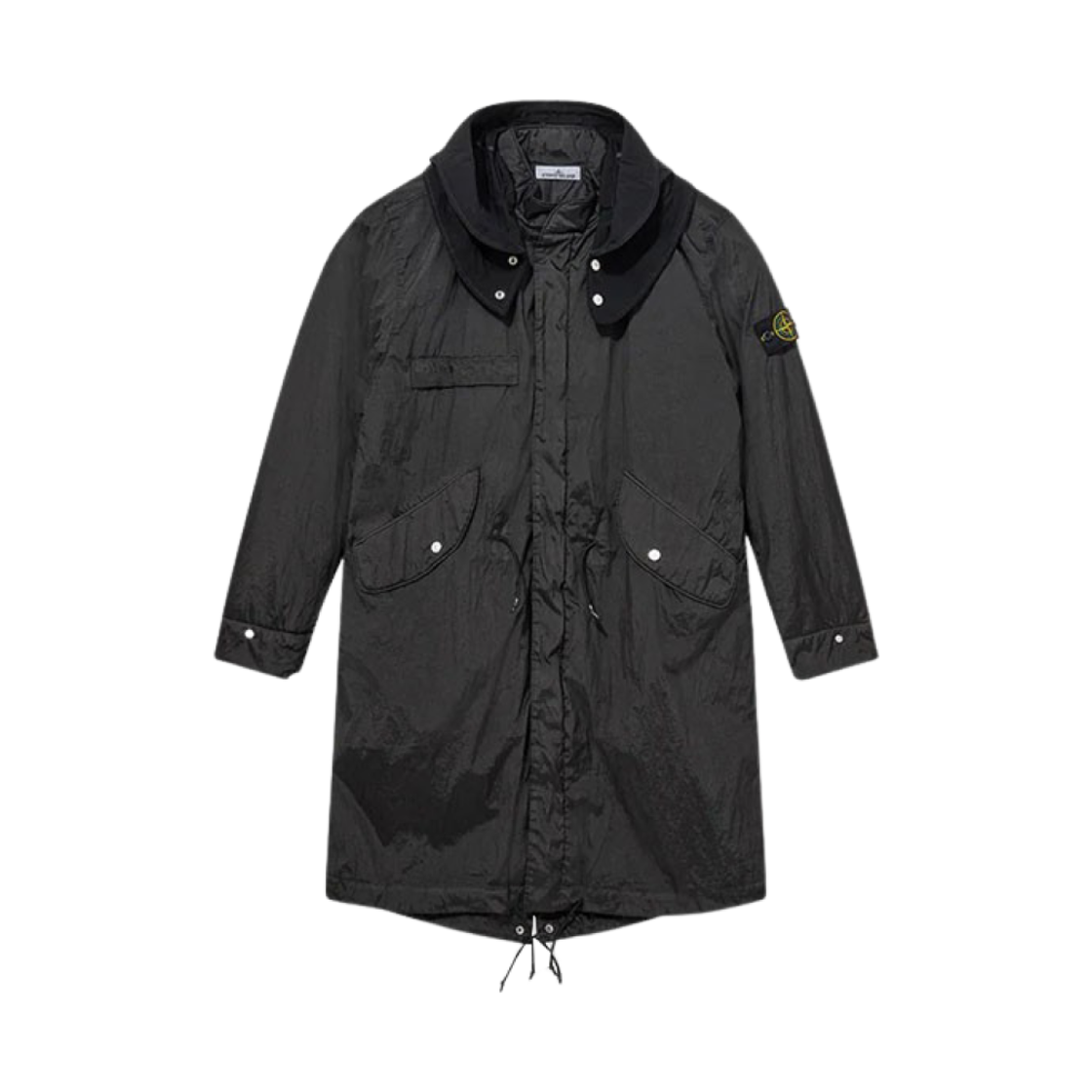 스톤 아일랜드 70919 나일론 메탈 에코닐 재생 나일론 프리마로프트-TC 파카 블랙 - 22FW(Stone Island 70919 Nylon Metal Econyl Regenerated Nylon Primaloft-TC Parka Black - 22FW) - 1