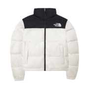 (W) The North Face Nuptse Hybrid Down Ball Jacket Ivory