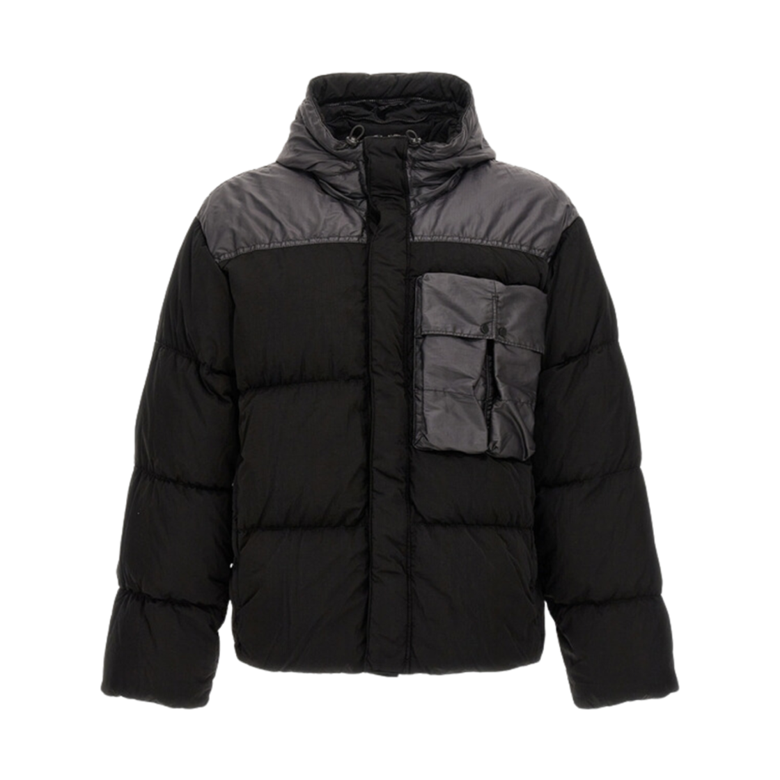 17CMOW032A006369M999 C.P. Company Eco Chrome-R Mixed Goggle Down Jacket Black - 24FW
