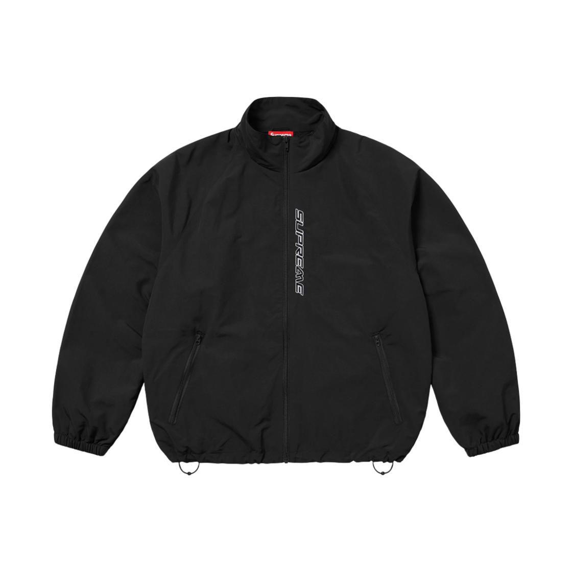 슈프림 콘트라스트 집 트랙 자켓 블랙 - 25SS(Supreme Contrast Zip Track Jacket Black - 25SS)