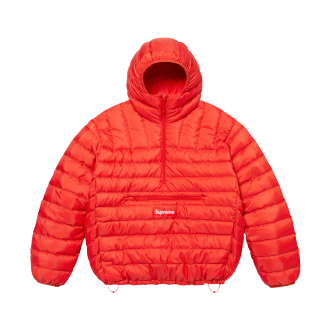 - Supreme Micro Down Half Zip Hooded Pullover Dark Orange - 24FW