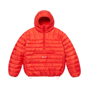 Supreme Micro Down Half Zip Hooded Pullover Dark Orange - 24FW
