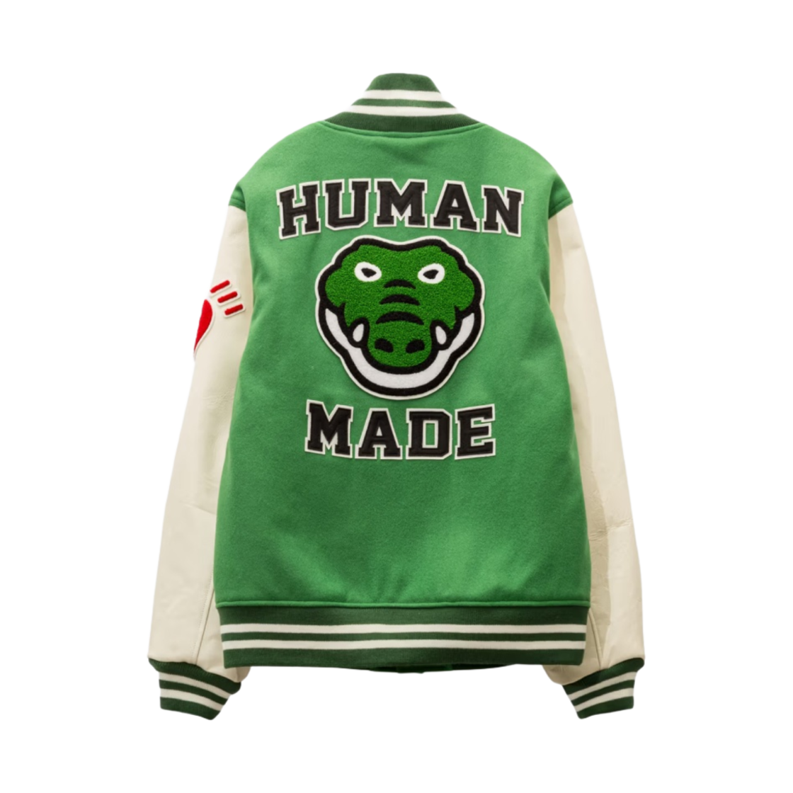 휴먼 메이드 x 원 바이 펜폴즈 바시티 자켓 #3 그린 - HBX 한정(Human Made x One By Penfolds Varsity Jacket #3 Green - HBX Exclusive) - 2