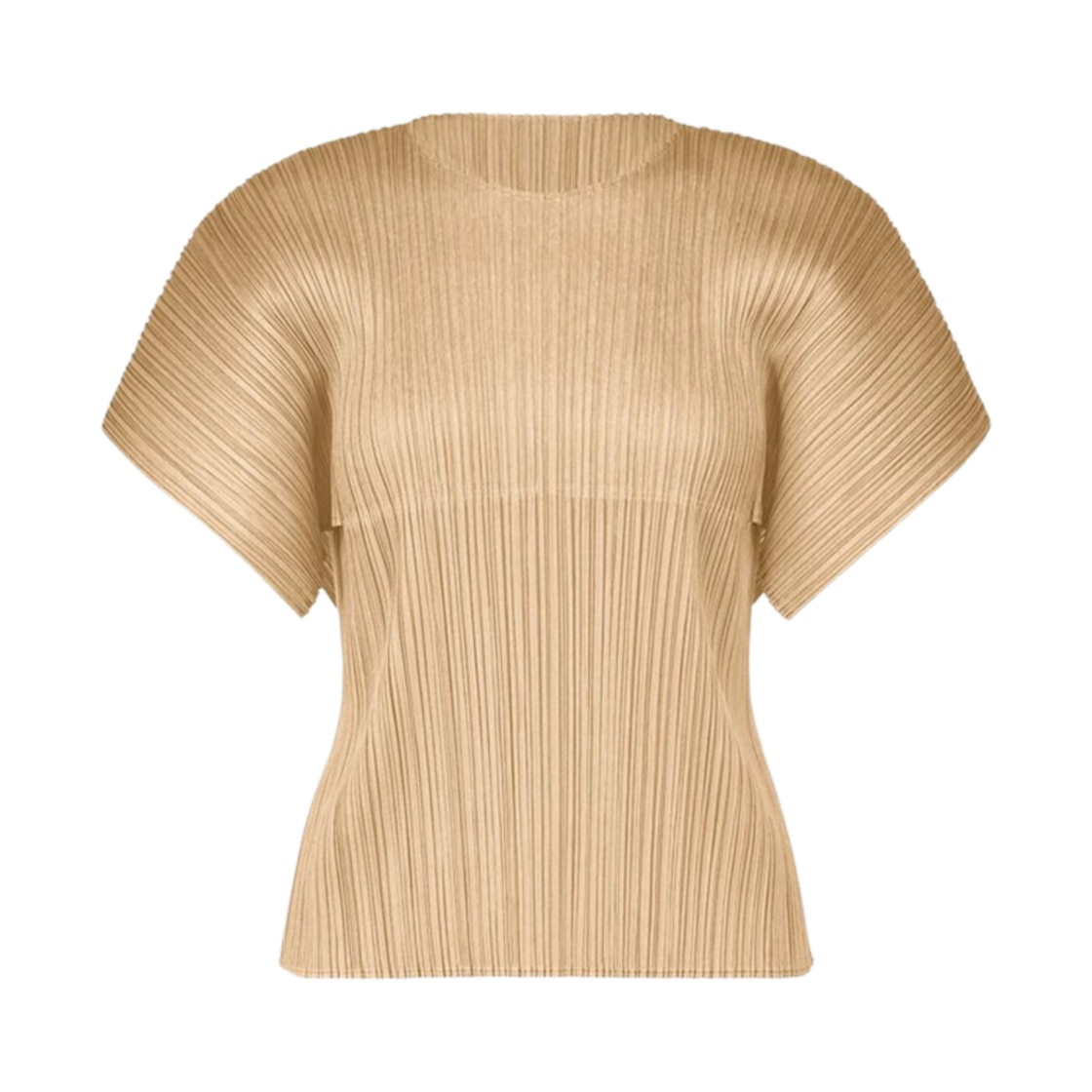 (W) 플리츠 플리즈 이세이 미야케 MC 어거스트 탑 베이지((W) Pleats Please Issey Miyake MC August Top Beige)