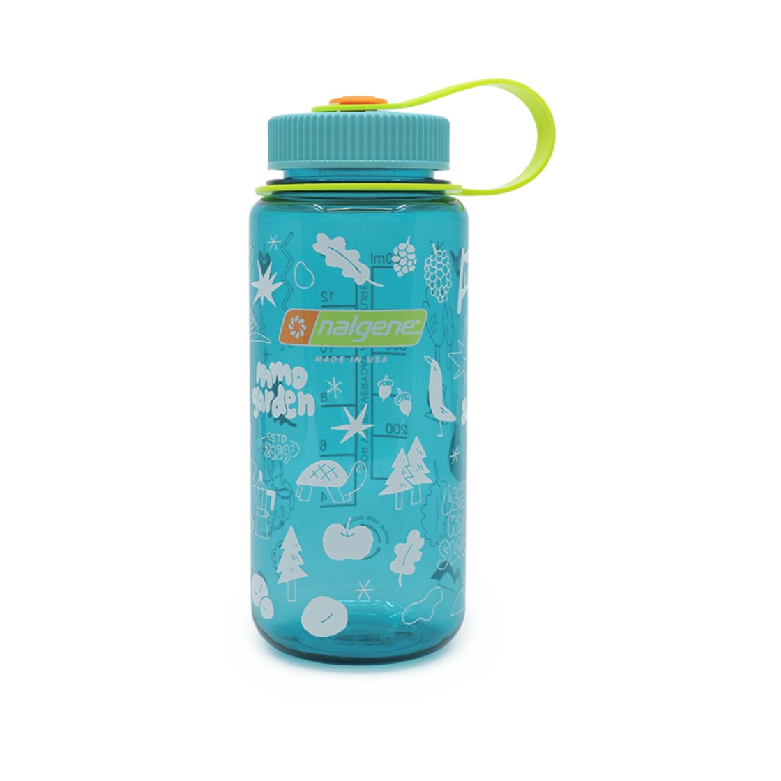 G-014_2 mmogarden mmo Nalgene Bottle 0.5L Blue