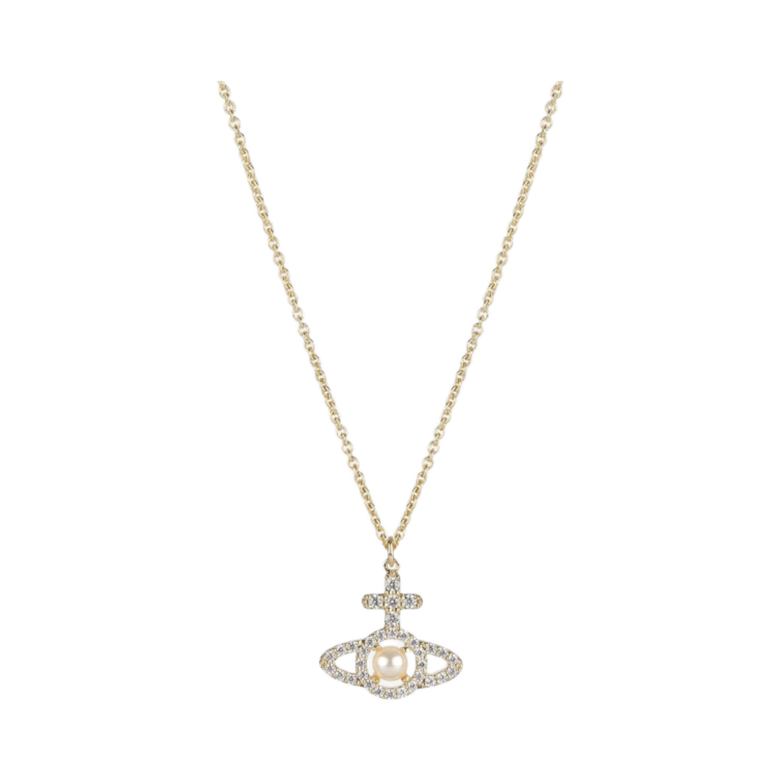비비안 웨스트우드 올림피아 펄 펜던트 골드(Vivienne Westwood Olympia Pearl Pendant Gold) - 1