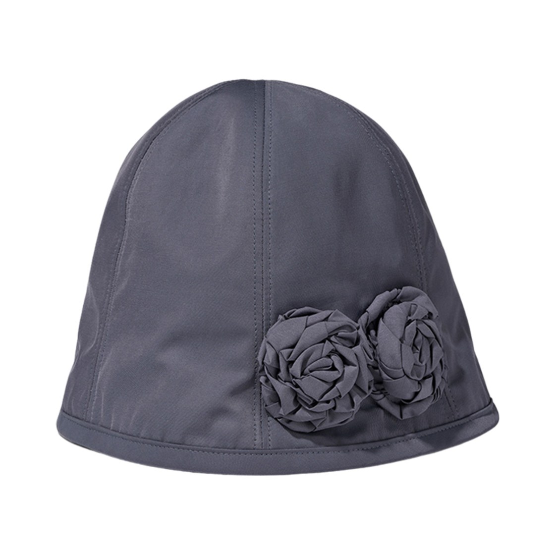 (W) 미스치프 플라워 코르사주 클로쉐 햇 그레이쉬 블루((W) Mischief Flower Corsage Clochet Hat Greyish Blue)