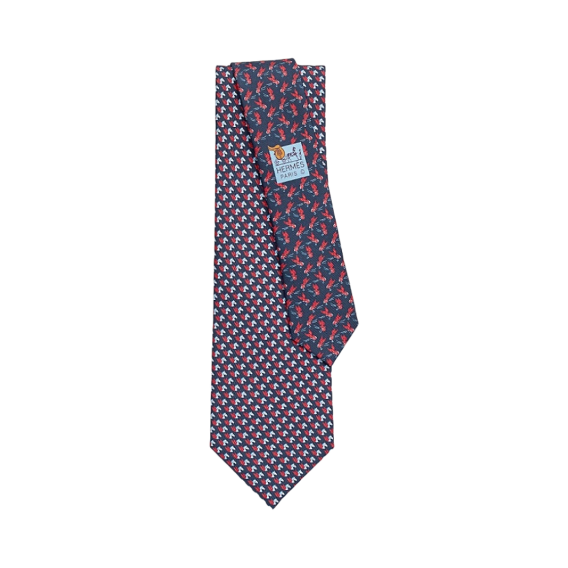 에르메스 페가수스 플라이우스 트윌비 타이 마린 씨엘 루즈(Hermes Pegasus Flyus Twillbi Tie Marine Ciel Rough) - 1
