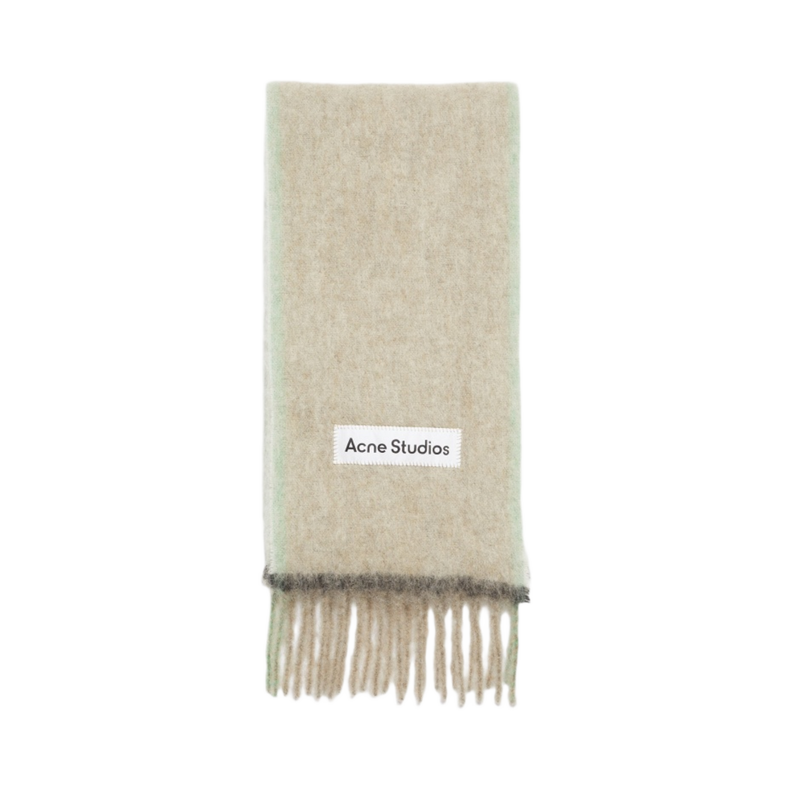 아크네 스튜디오 모헤어 울 프린지 머플러 베이지 그레이(Acne Studios Mohair Wool Fringe Muffler Beige Grey)