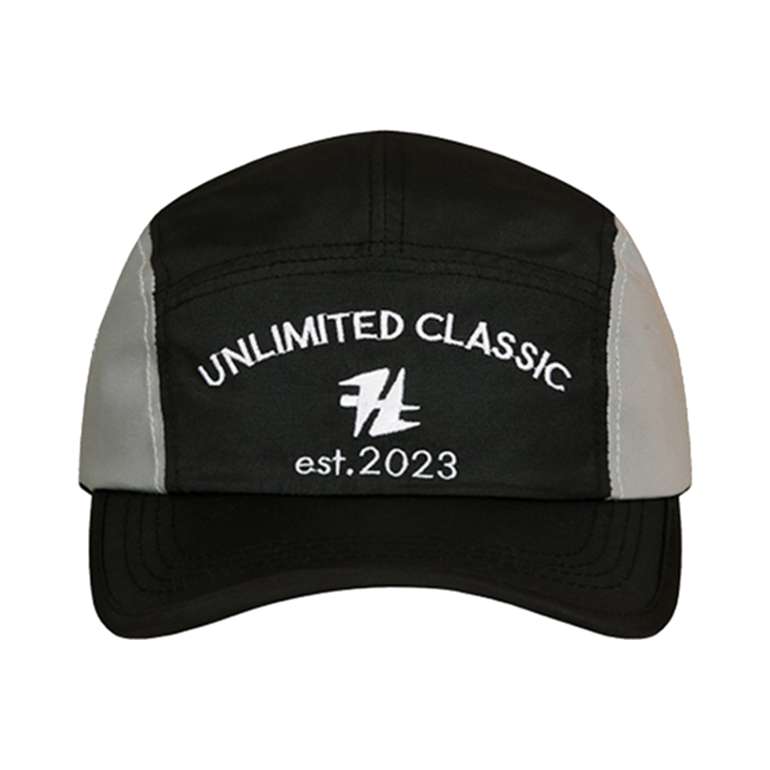 FW23ACP091BG Hongwoosung Nylon Camp Cap  With A Embroidery Black&Gray