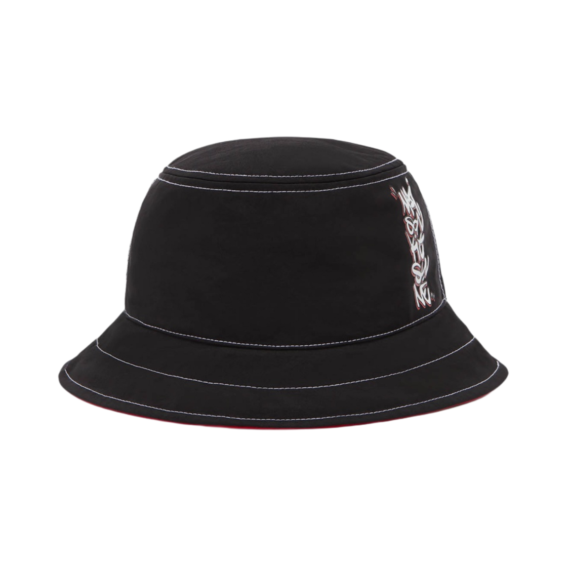 메종 키츠네 그래피티 버킷햇 블랙(Maison Kitsune Graffiti Bucket Hat Black) - 1