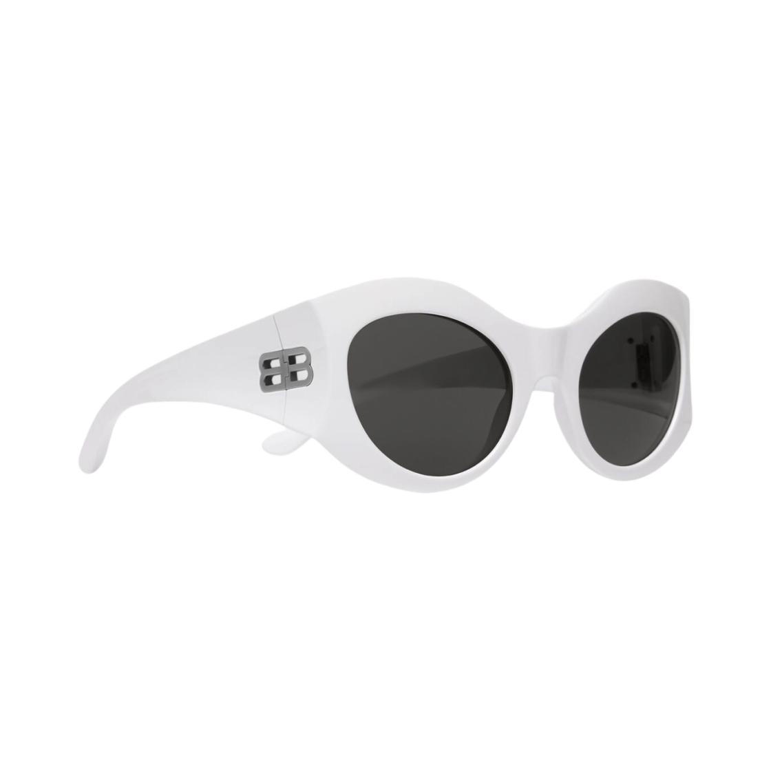 발렌시아가 아워글래스 라운드 선글라스 화이트(Balenciaga Hourglass Round Sunglasses White) - 2