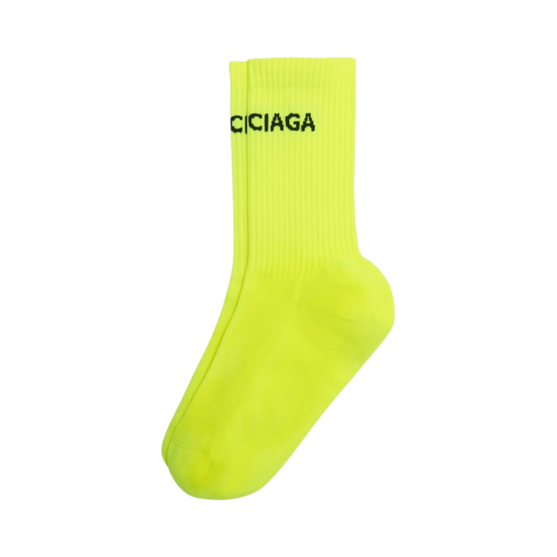 발렌시아가 양말 옐로우 플루오 실버(Balenciaga Socks Yellow Fluo Silver) - 2