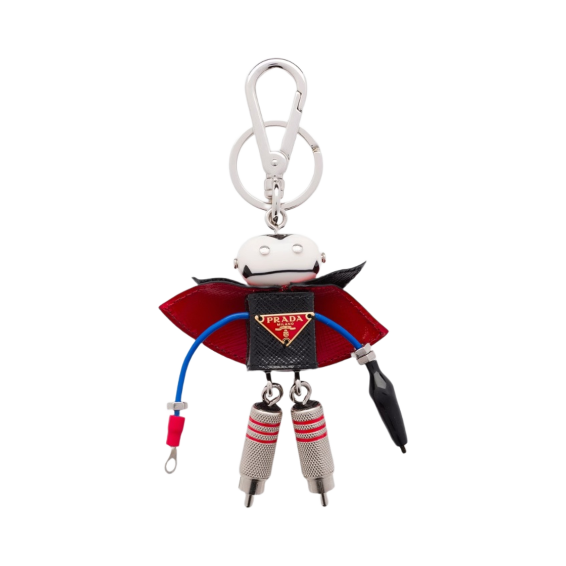 프라다 레더 블라드 트릭 키체인 블랙(Prada Leather Vlad Trick Keychain Black) - 1