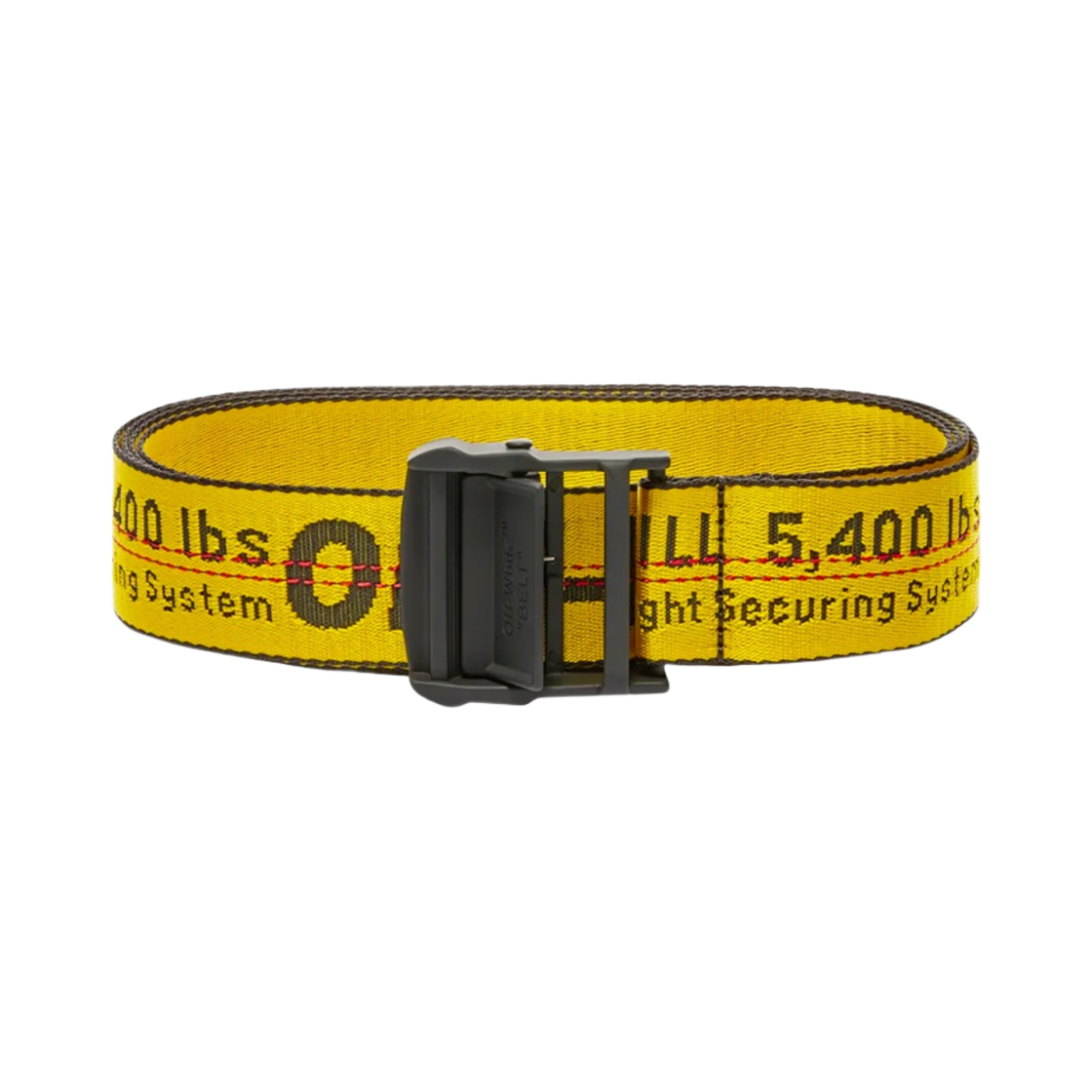 OMRB012R21FAB0011810 Off-White Classic Industrial Belt Yellow Black